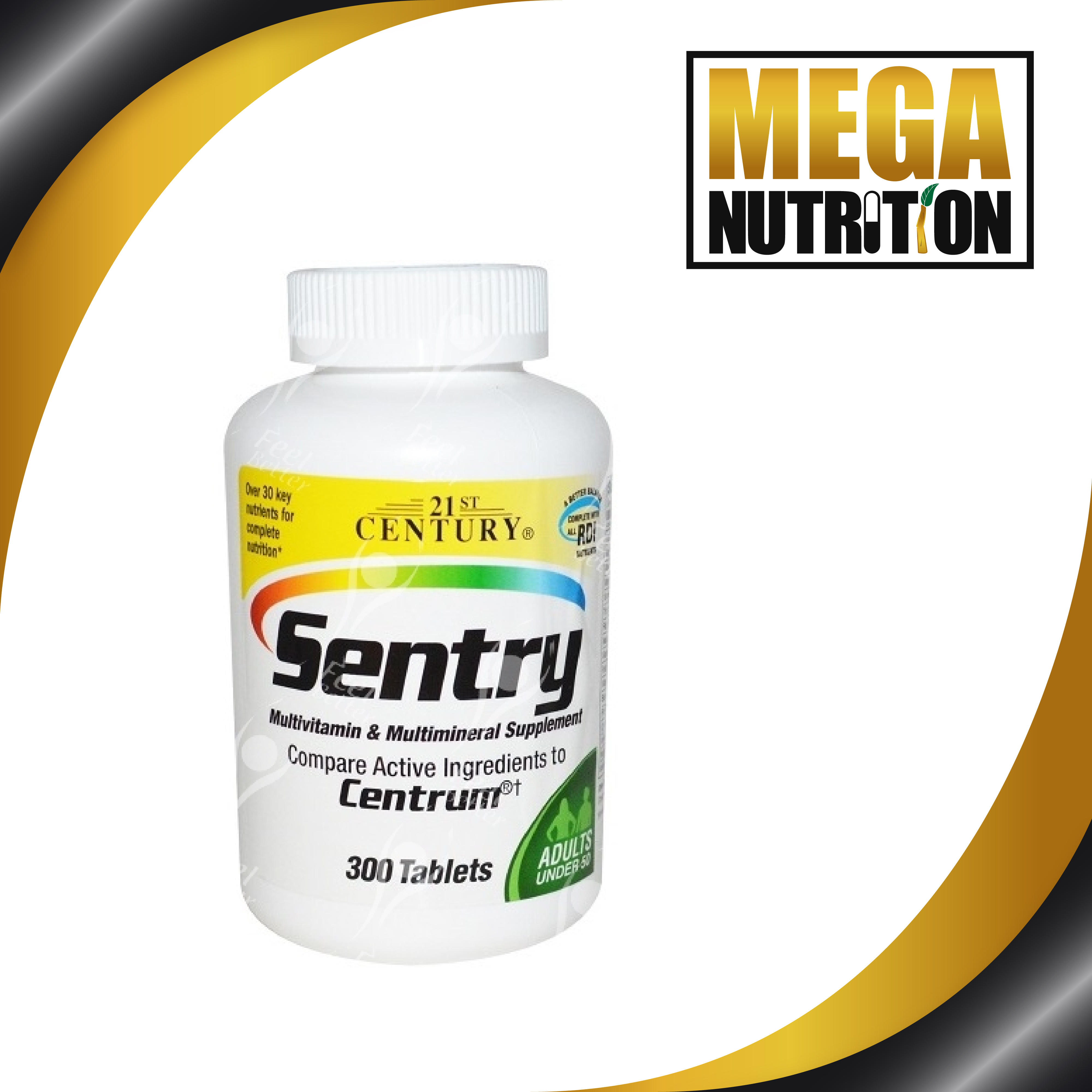 21st Century Sentry Multivitamin & Multimineral Supplement 300 Tablets ...